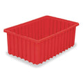 Industrial Grade Polymer, Divider Box, Red, 16 1/2 in L, 6 in H