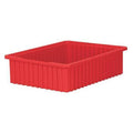 Industrial Grade Polymer, Divider Box, Red, 22 3/8 in L, 6 in H