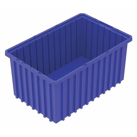 Industrial Grade Polymer, Divider Box, Blue, 16 1/2 in L, 8 in H