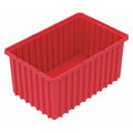 Industrial Grade Polymer, Divider Box, Red, 16 1/2 in L, 8 in H