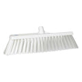 2 1/2 x 19 in Sweep Face Broom Head, Stiff, Synthetic, White