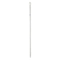 51" Color Coded Handle, 1 1/4 in Dia, White, Fiberglass