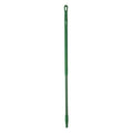 51" Color Coded Handle, 1 1/4 in Dia, Green, Fiberglass