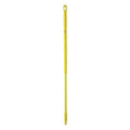 51" Color Coded Handle, 1 1/4 in Dia, Yellow, Fiberglass