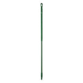 59" Color Coded Handle, 1 1/4 in Dia, Green, Fiberglass