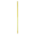 59" Color Coded Handle, 1 1/4 in Dia, Yellow, Fiberglass