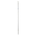 51" Color Coded Handle, 1 1/4 in Dia, White, Aluminum
