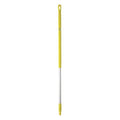 51" Color Coded Handle, 1 1/4 in Dia, Yellow, Aluminum
