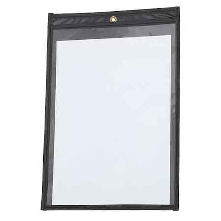 Shop Ticket Holder, Vinyl, 8 1/2 In W, PK25
