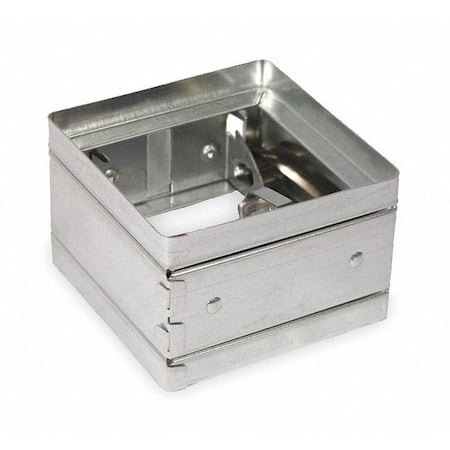 Square Fire Damper, 5-3/4 In. W, 165 Deg F