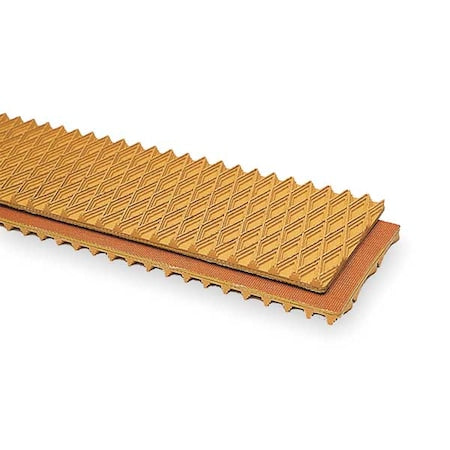 Conveyor Belt,Tan Rubber,50 Ft x 6 In