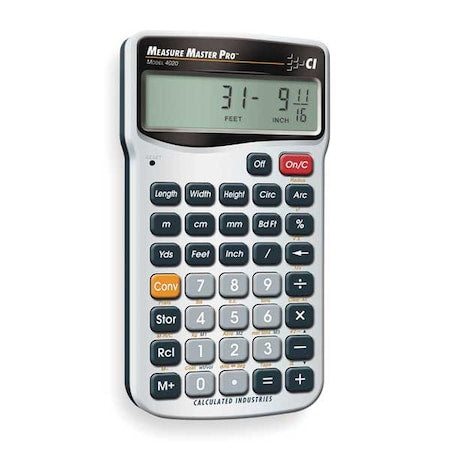 Calculator, Construction, 5.5x0.5x2.9