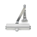 Manual, Hydraulic, Norton 1600, Door Closer, Heavy Duty Interior and Exterior, Gray