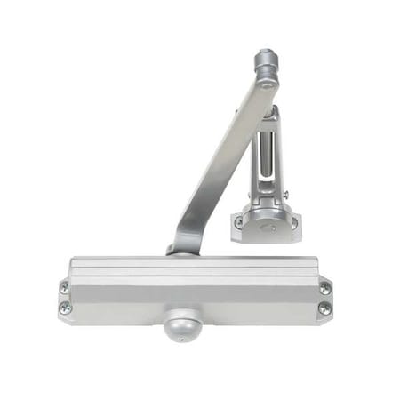 Manual, Hydraulic, Norton 1600, Door Closer, Heavy Duty Interior and Exterior, Gray