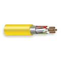 Portable Cord, SOOW, 10 AWG, 4 C, Yellow, EPDM Rubber, Stranded, 600V, Indoor/Outdoor, 250 ft