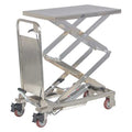 Scissor Lift Table, 220 lb. Cap, 17-1/2"W, 27-1/2"L