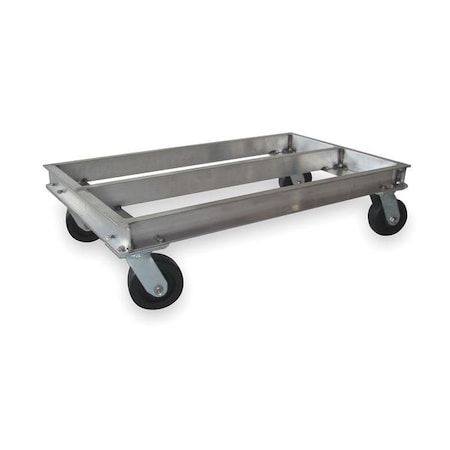 GnrlPrpsDlly, 9in, 42in, Slvr, Alum, 2, 000lb