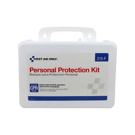 Personal Protection Kit, Plastic 14 Components, 1 People Served