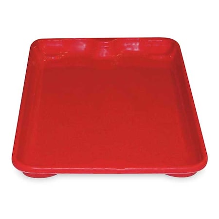 Nest Container Lid Lid, Red, Fiberglass
