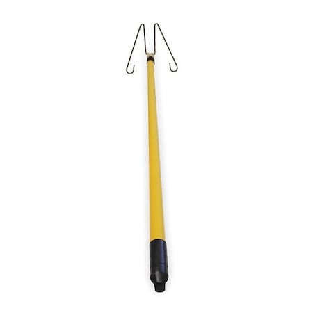 54" Clip-On Dust Mop Frame and Handle, Fiberglass