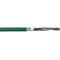 Control Cable, 18 AWG, 4 C, Green, PVC, 600 V, 100 ft