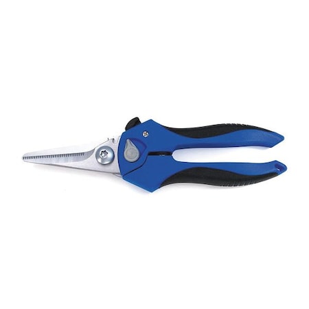 Shears, 8 In Overall Length, 2 In Cut
