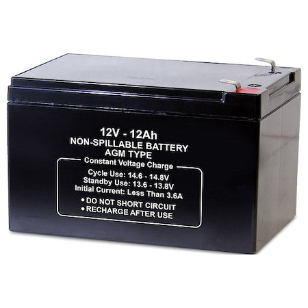 Battery, Sealed Lead Acid, 12V, 12Ah, Faston, Voltage: 12