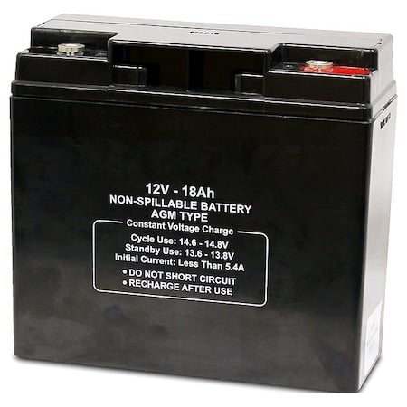 Battery, Sealed Lead Acid, 12V, 17Ah, Bolt, Standards: UR