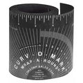 6 ft Wrap-a-Round/Diameter Tape Measure, 3 7/8 in Blade