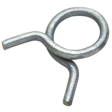 Hose Clamp, Dia 0.437x0.087, Grn, PK100
