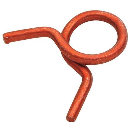 Hose Clamp, Dia 1.250x 0.152, Red, PK25