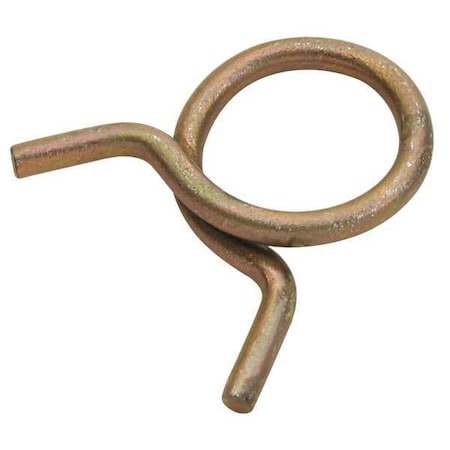 Hose Clamp, Dia 0.937x0.122, Ylw, PK100