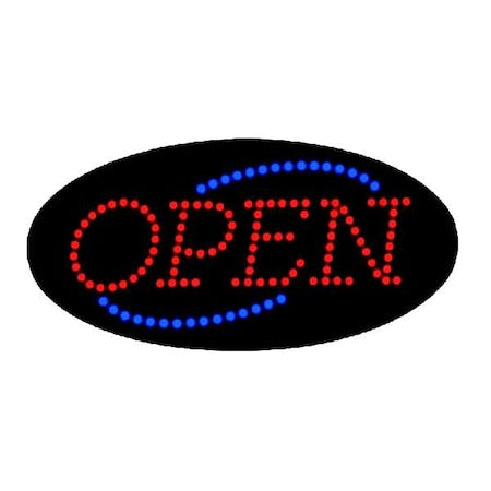 Facility Traffic Sign, 10 in Height, 19 in Width, Plastic, Oval, English