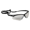 V30 Nemesis Safety Glasses, Anti-Scratch, Wraparound, Black Frame, Indoor/Outdoor Lens