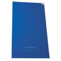Tacky Floor Mat, Polyethylene, 1.5 mil Thick, 36 in W x 45 in L, Blue, 30, 4 PK