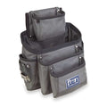 Pocket Construction Pouch, Gray/Black