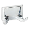Bathroom Hook, 2 Hook, 1-1/2In D, Chrome