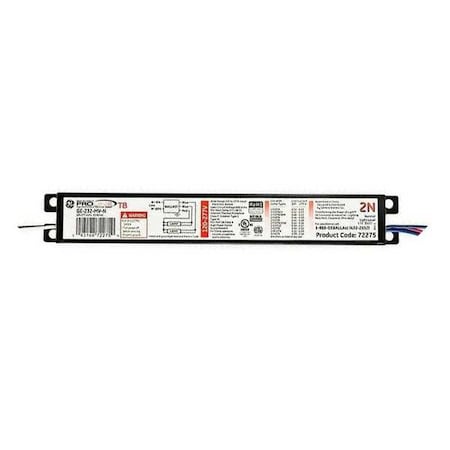 GE LIGHTING 55 to 57 Watts, 2 Lamps, Electronic Ballast