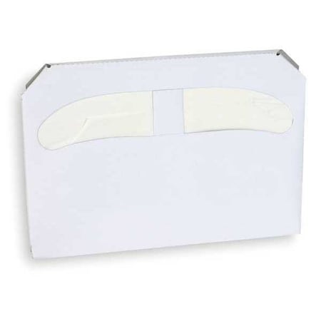 Toilet Seat Cover, 1/2 Fold, 250 Sheets, White, 20 PK