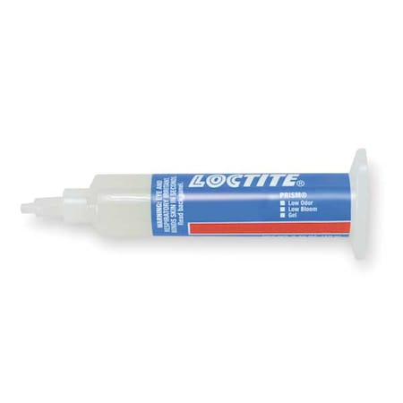 Instant Adhesive, 455 Series, Clear, 0.35 oz, Syringe