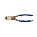 7 in High Leverage Diagonal Cutting Plier Flush Cut Oval Nose Uninsulated