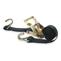 Tie-Down Strap, Ratchet, 6ft x 1-1/2In, PK2