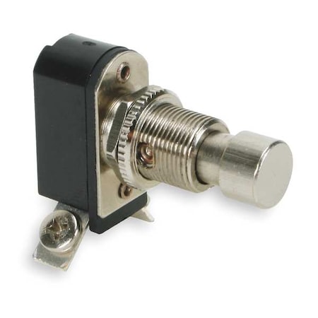 Miniature Push Button Switch, 6A at 125V