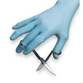 Disposable Gloves, Medical Grade, 3 mil Palm, Nitrile, Powder-Free, S (7), 100 PK, Blue