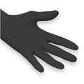 Microflex Onyx Nitrile Exam Gloves, Textured Fingertips, 3.5 mil, Powder-Free, XL, Black, PK100
