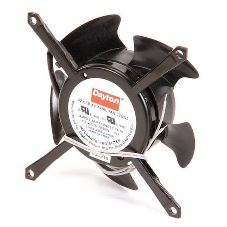 Axial Fan, Skeleton, 115V AC, 1 Phase, Aluminum, 4 7/16 in W.