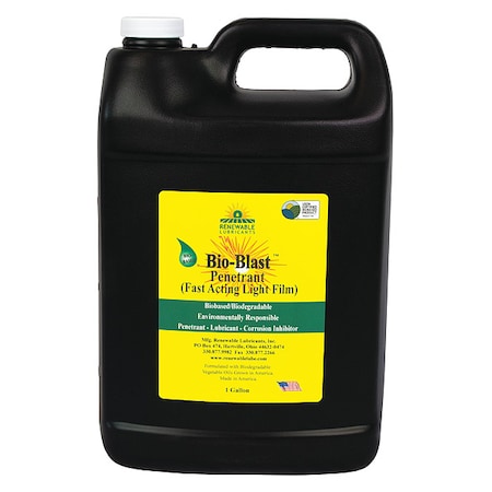 Penetrant Lubricant, Bio-Blast, 1 Gal.