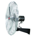 Standard Duty Quiet Design Industrial Fan, Wall Mount, 20 in Blade Dia, 115V, 1,657/2,060/3,100 cfm