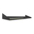 Cantilever Shelf, 72 W x 12 D x 4 H, Black