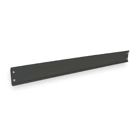 Bin Rail, 60 W x 1/1/2002 D x 5 H, Black
